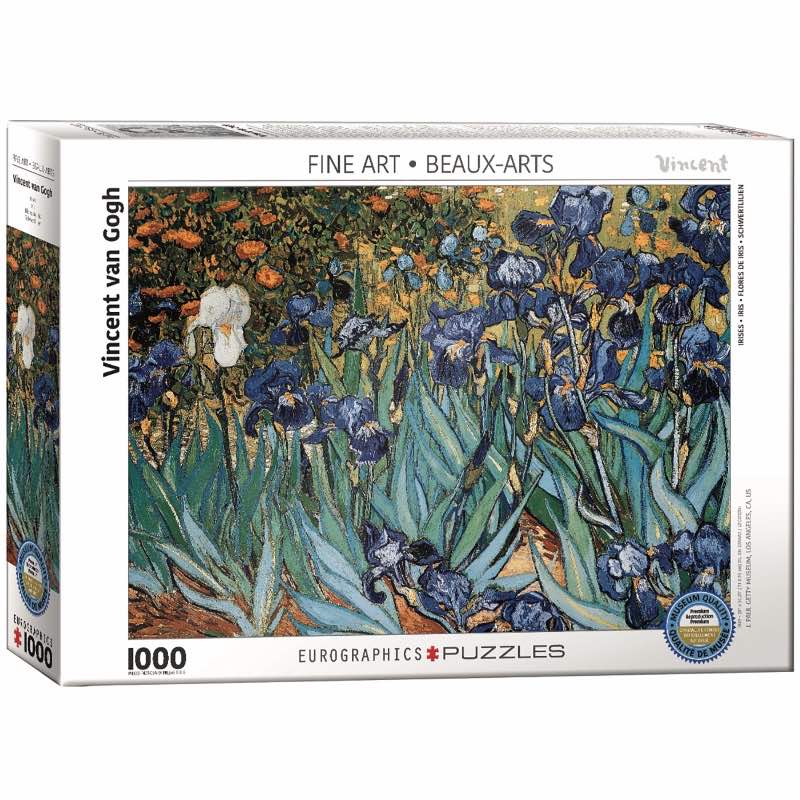 Van Gogh 1000-Piece Jigsaw Puzzle (Irises)